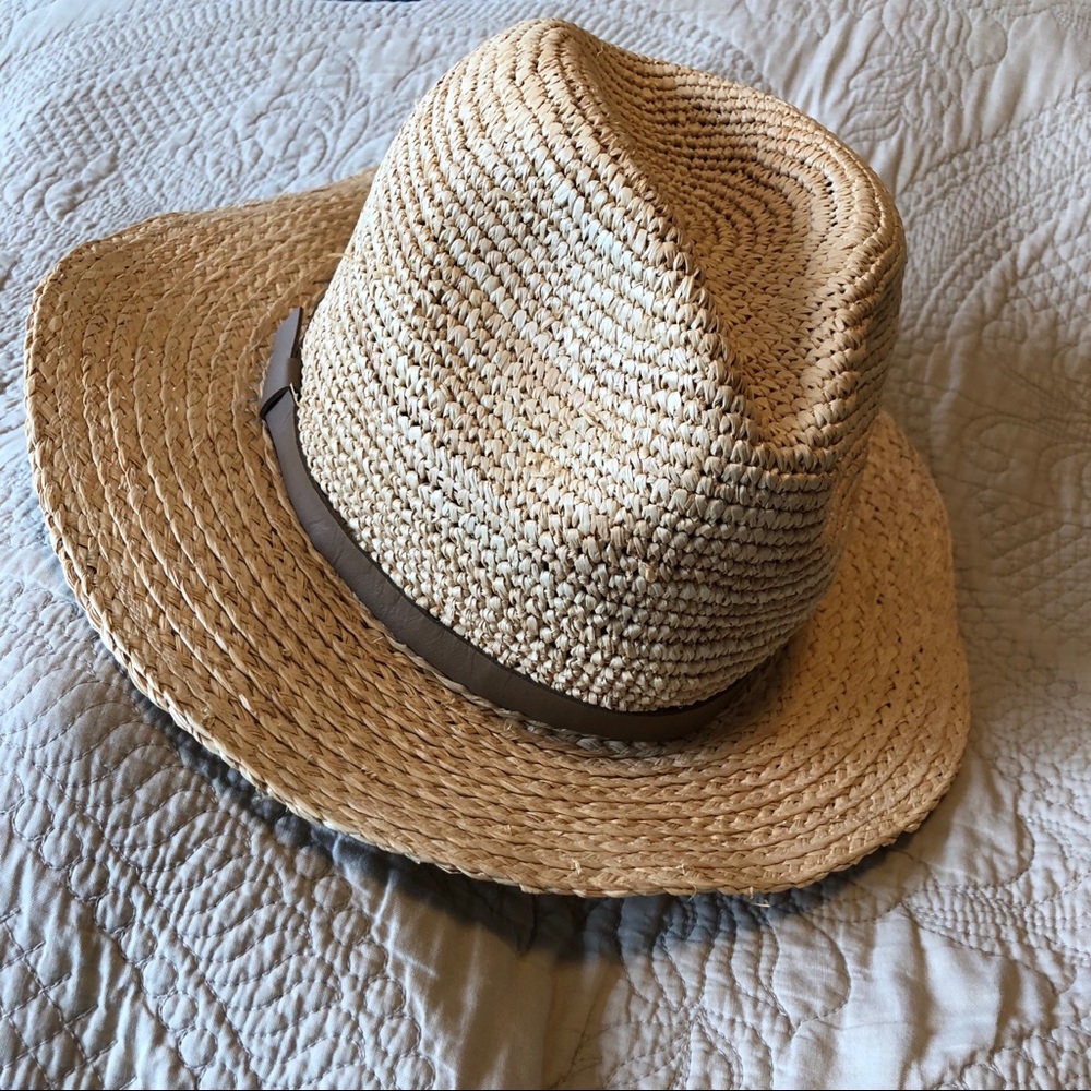 Crochet raffia ranch style hat by Hat Attack